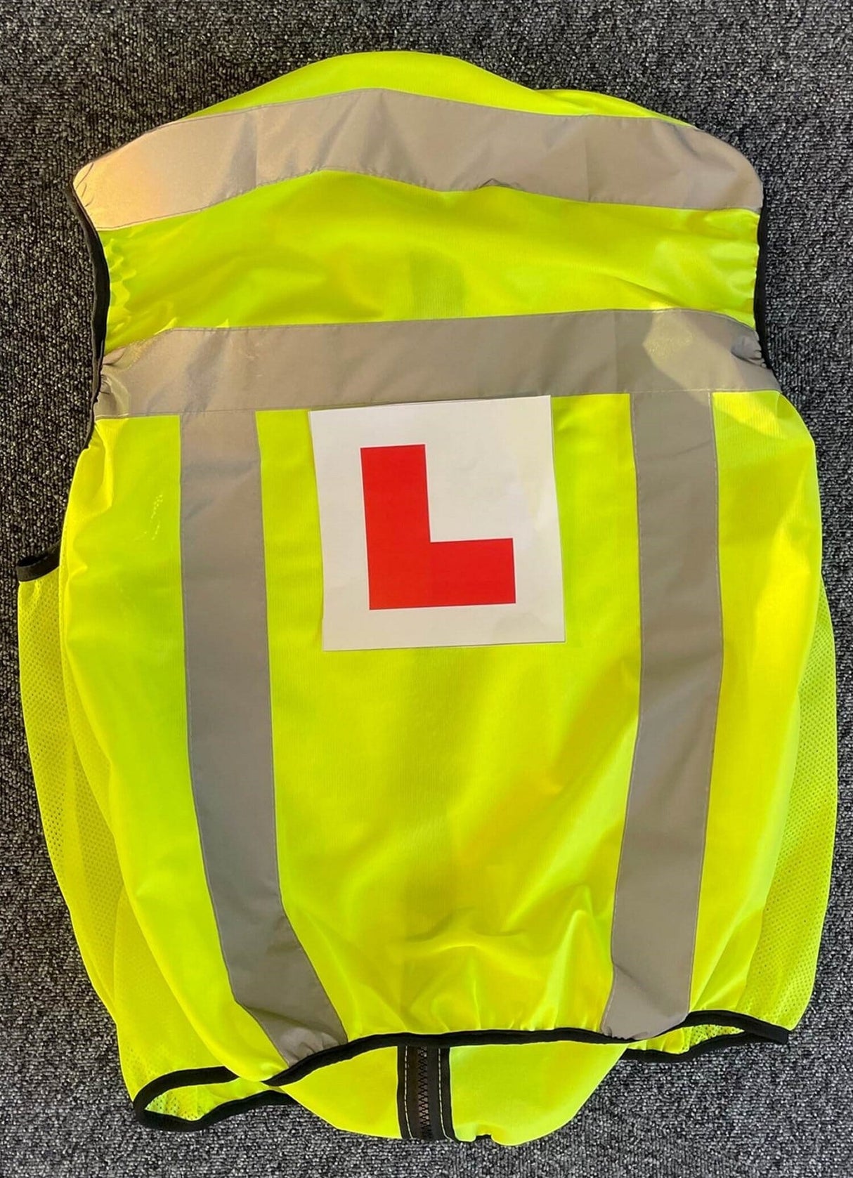 REFLEKSVEST MED "L" PÅ RYGGEN TIL OPPLÆRING
