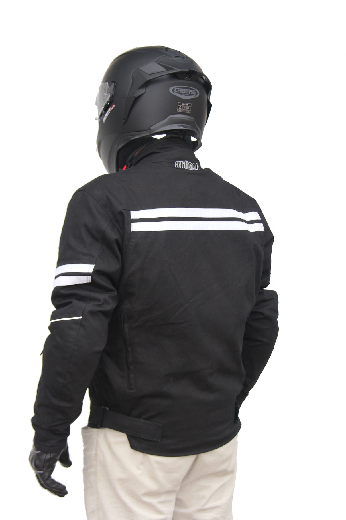 ARTECH STRIPE JAKKE, SORT