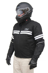 ARTECH STRIPE JAKKE, SORT