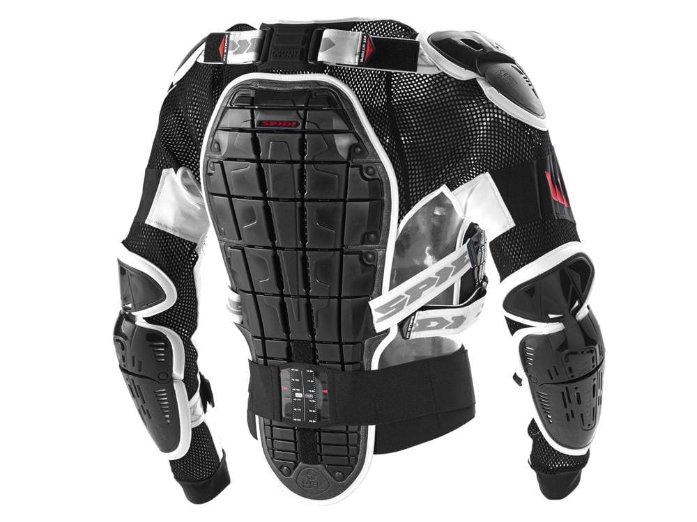 SPIDI WARRIOR JACKET SORT/HVIT (Z166-011)