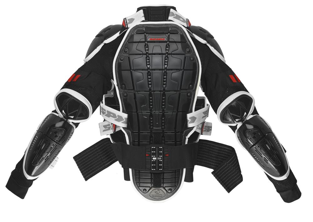 SPIDI WARRIOR JACKET SORT/HVIT (Z166-011)