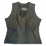 SKINNVEST ANDREA (GLIDELÅS I FRONT)