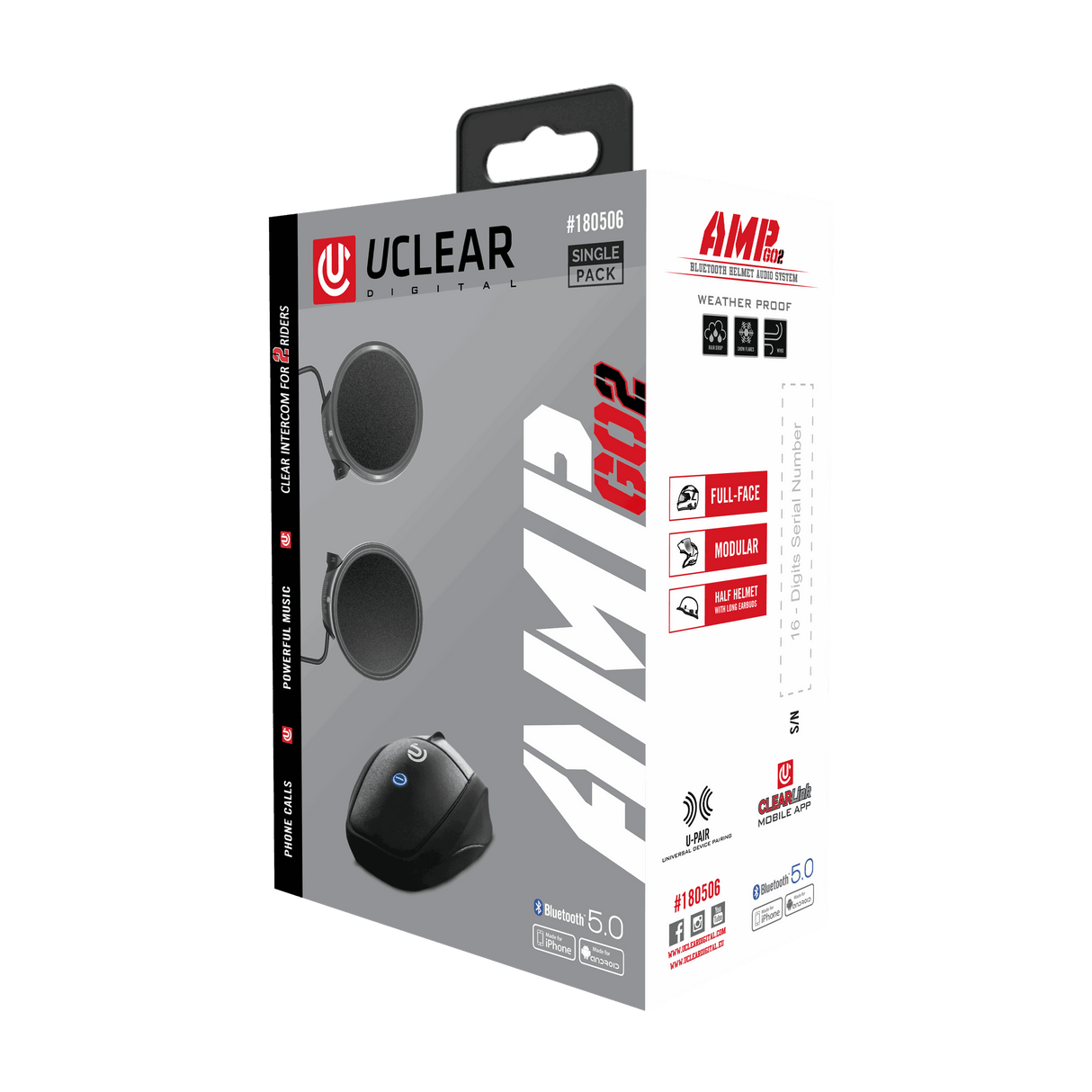 UCLEAR AMP GO2 SINGLE SET, MAX 2 BRUKERE