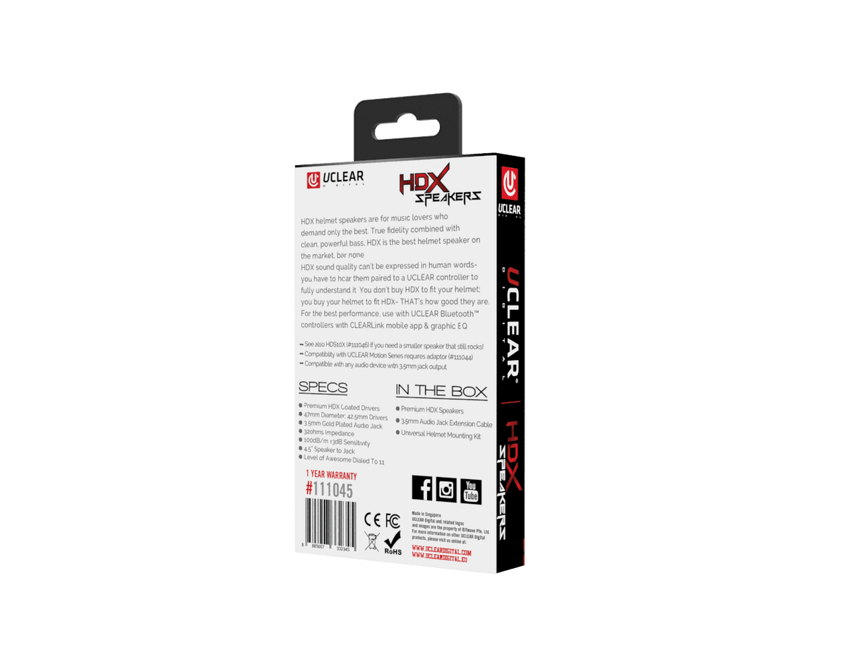 UCLEAR PULSE HDXtreme DROP IN SPEAKERS (3,5MM JACK)