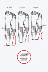 PMJ DEUX JEANS 32' LENGDE INKL. SKINNBELTE