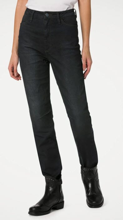 PMJ SARA JEANS WOMAN DARK BLUE