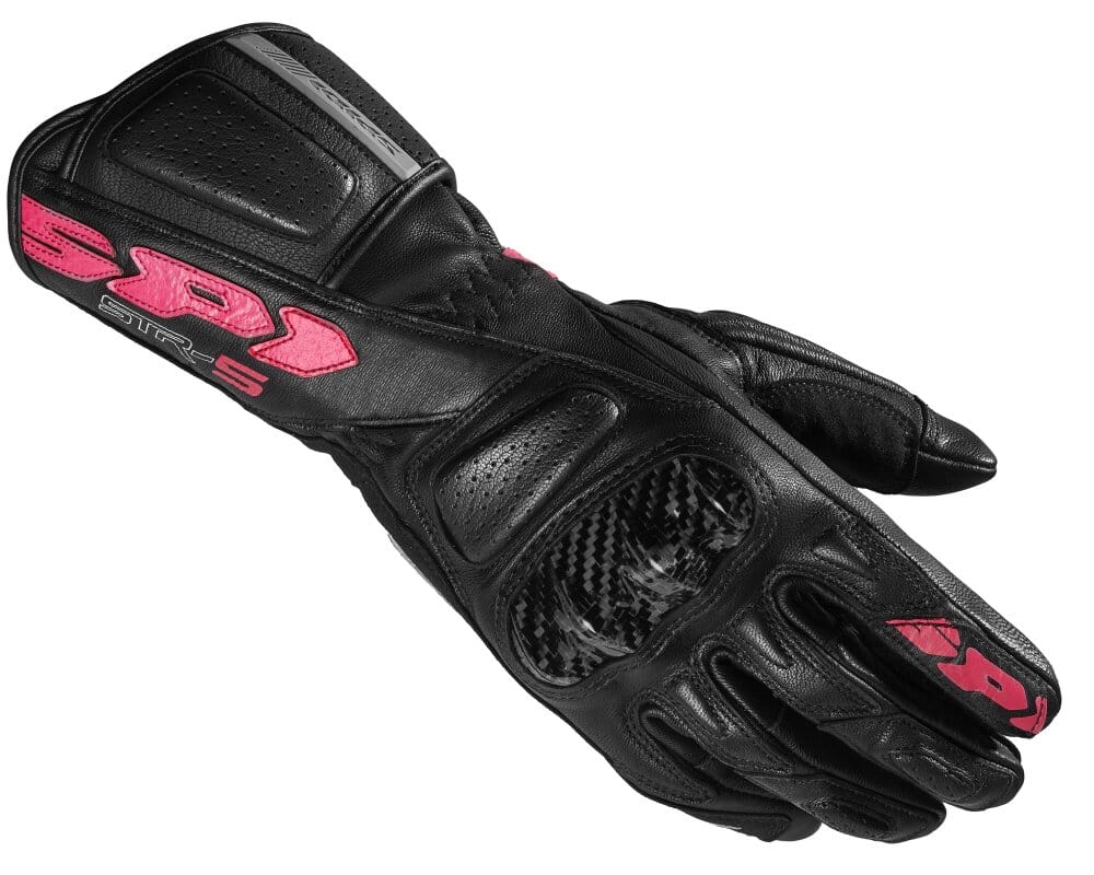 SPIDI STR-5 LADY HANSKE, BLACK/FUXIA