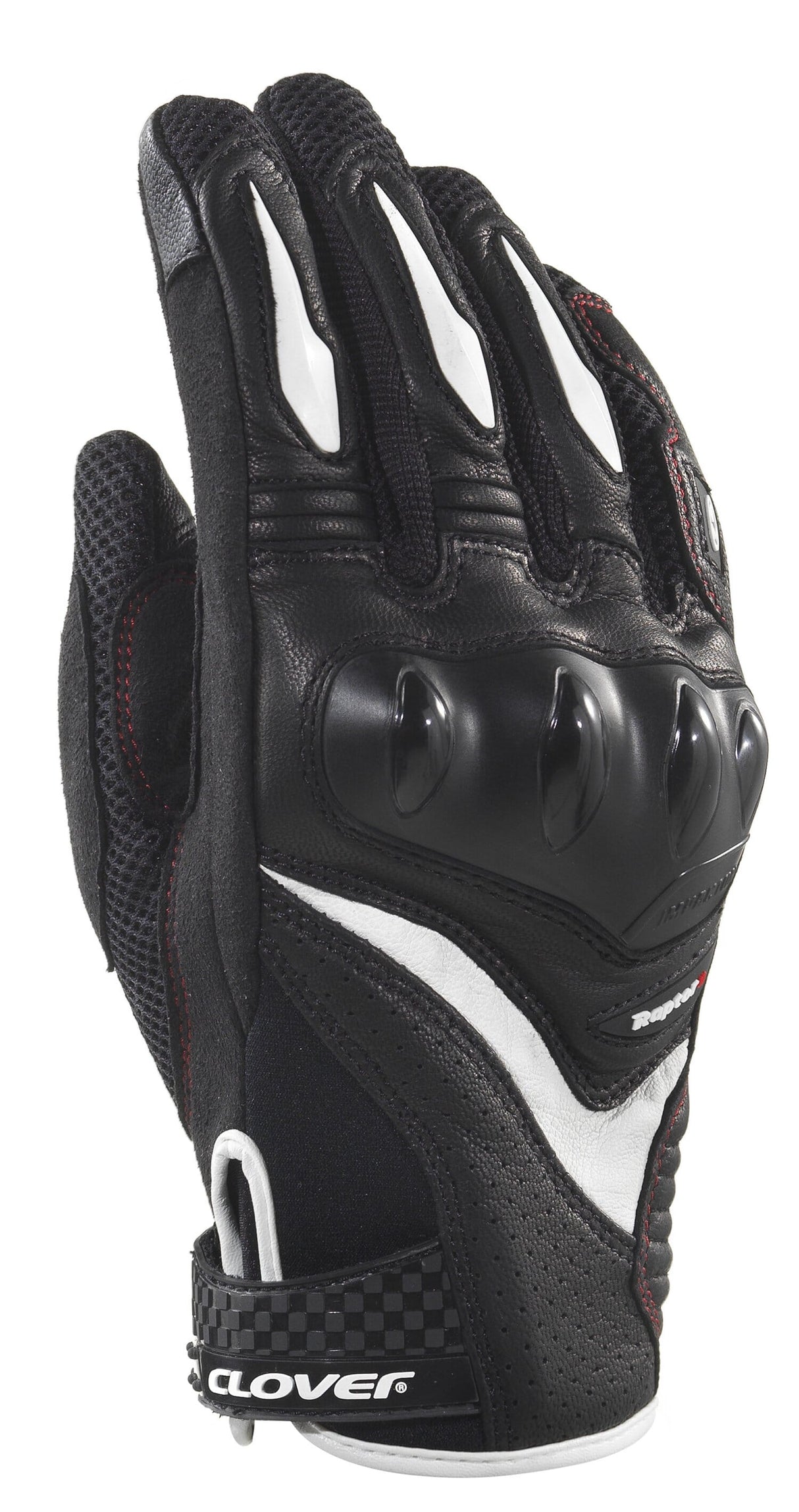 CLOVER RAPTOR 3 GLOVES SORT/HVIT