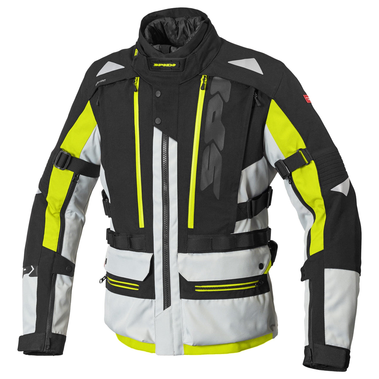 SPIDI ALL ROAD JAKKE BLACK FLUO YELLOW