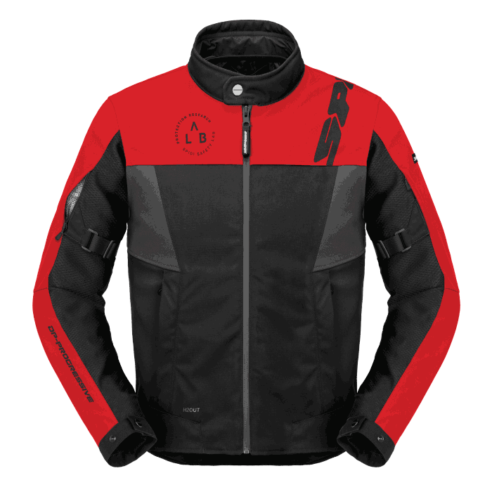 SPIDI CORSA H2OUT BLACK ANTRACITE RED JAKKE