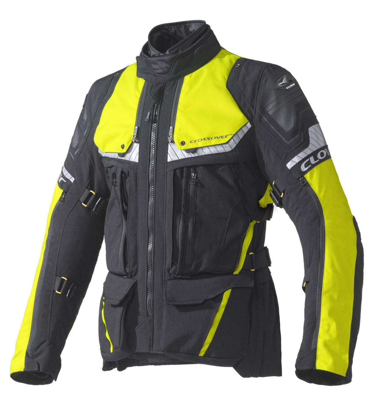 CLOVER CROSSOVER-4 WP AIRBAG JACKET SORT/NEONGUL