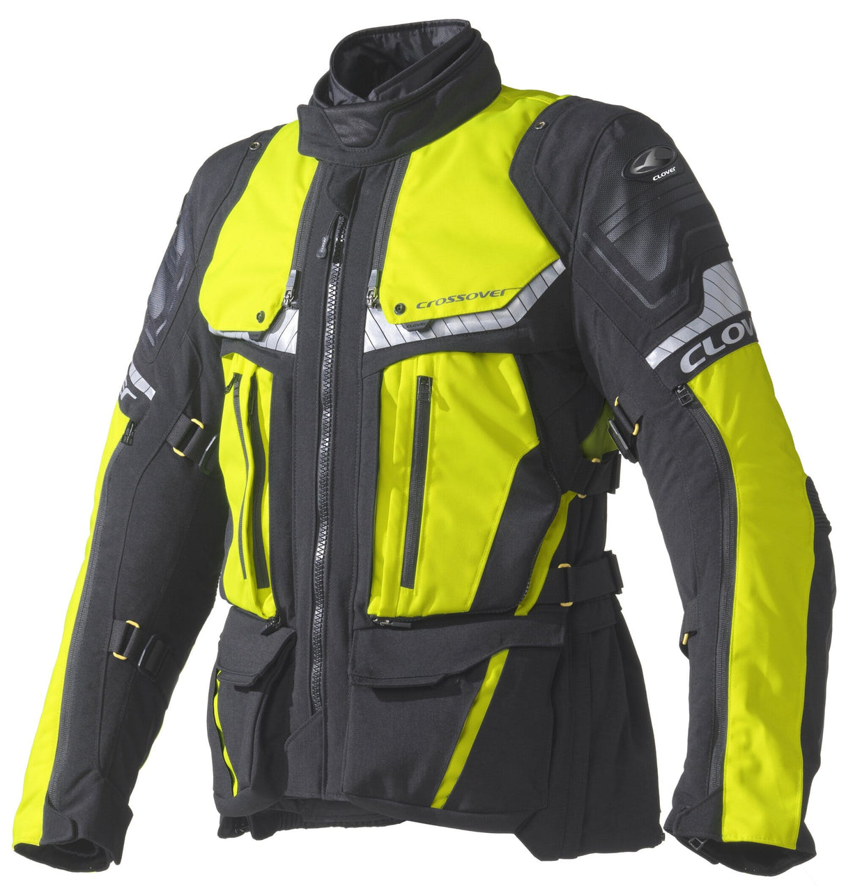 CLOVER CROSSOVER-4 WP AIRBAG JACKET SORT/NEONGUL