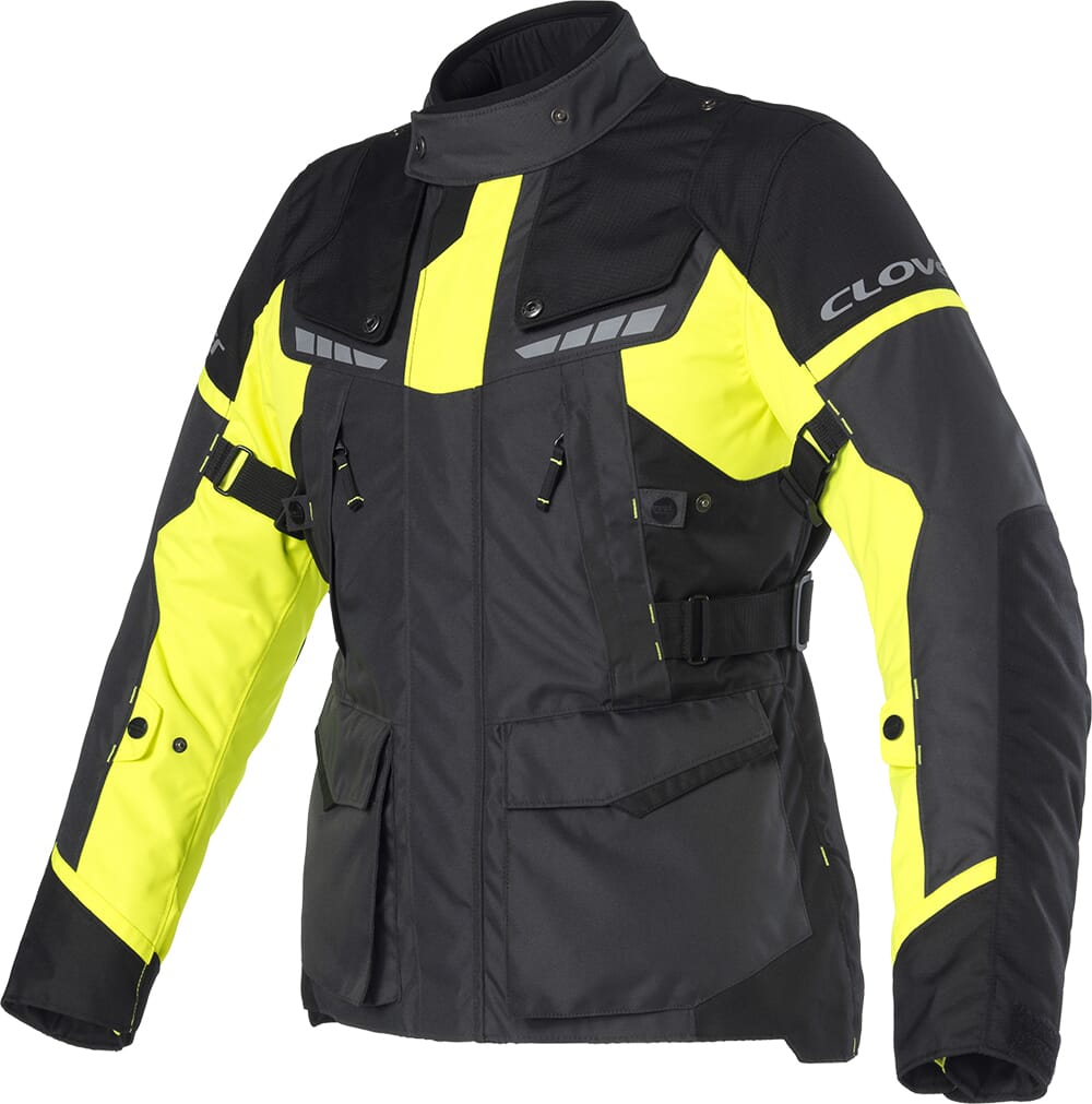 CLOVER SCOUT-4 WP JACKET GRÅ/NEONGUL