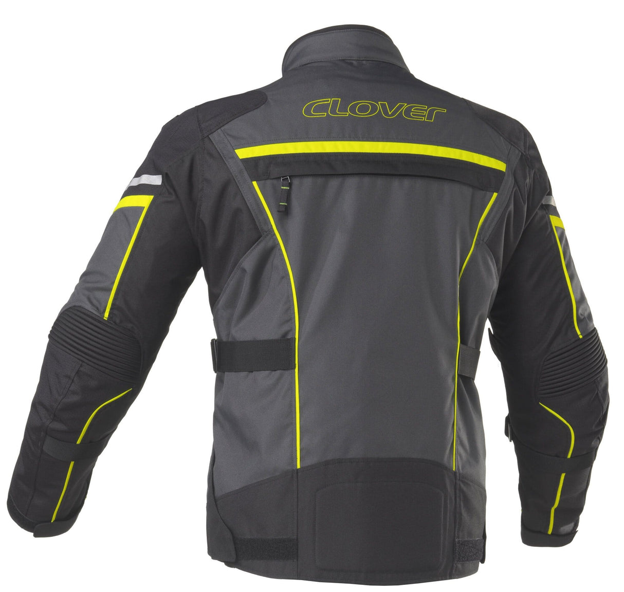 CLOVER HYPERBLADE WP JACKET MØRK GRÅ/GUL
