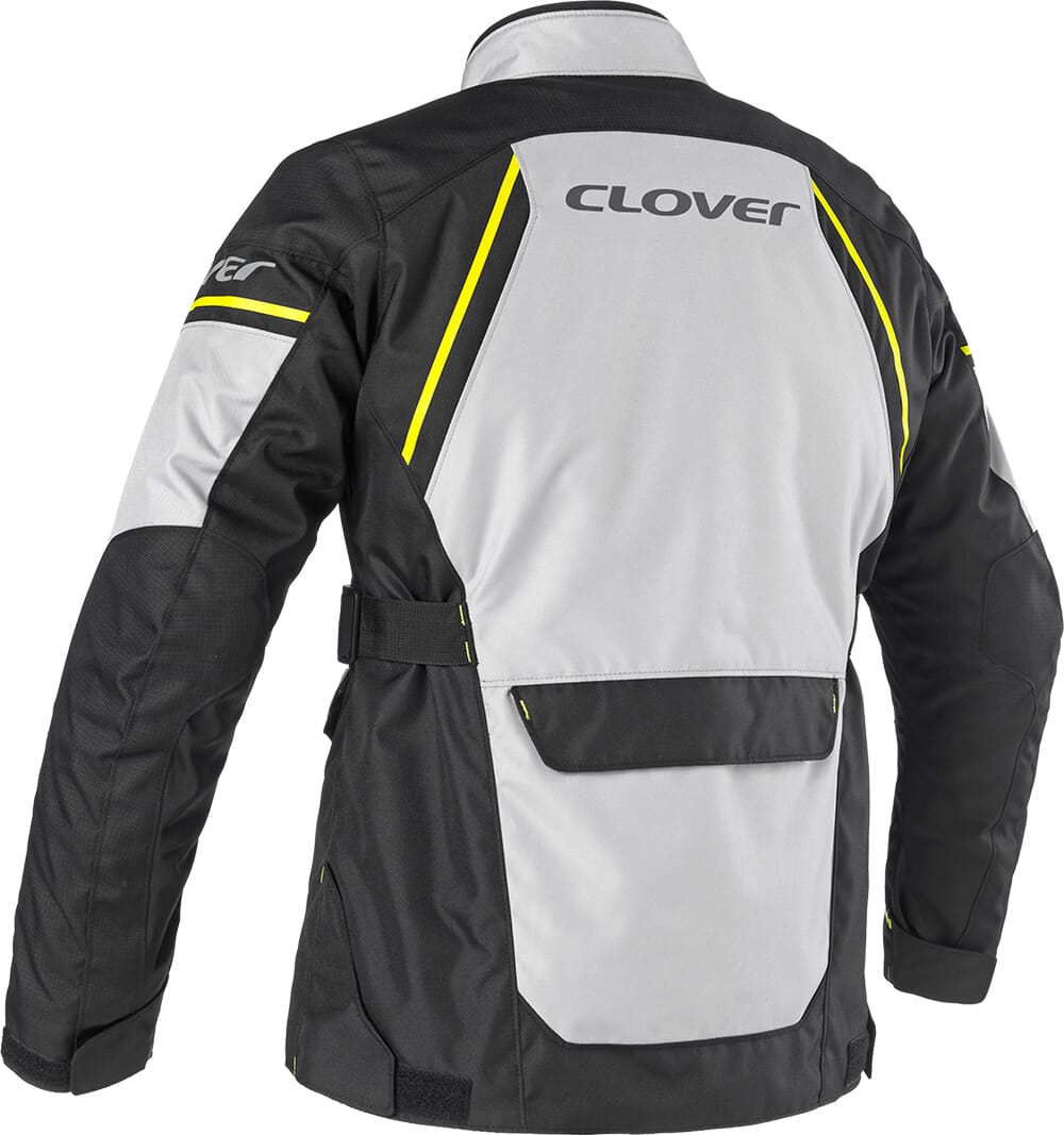 CLOVER STORM-4 WP JACKET LYS GRÅ/LYS GRÅ/SORT/GUL