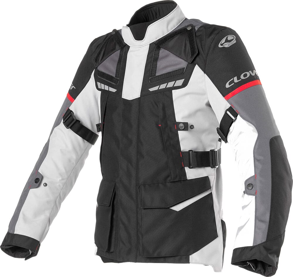 CLOVER SCOUT-3 WP JACKET SORT/GRÅ