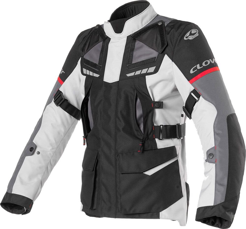 CLOVER SCOUT-3 WP JACKET SORT/GRÅ