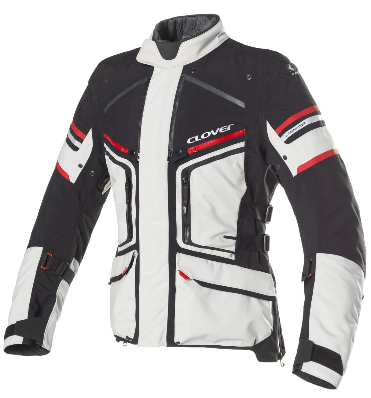 CLOVER LAMINATOR-2 WP JACKET SORT/GRÅ