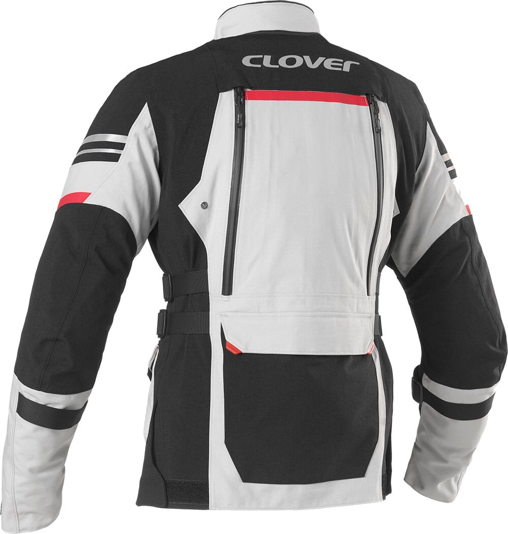 CLOVER LAMINATOR WP JACKET SORT/GRÅ