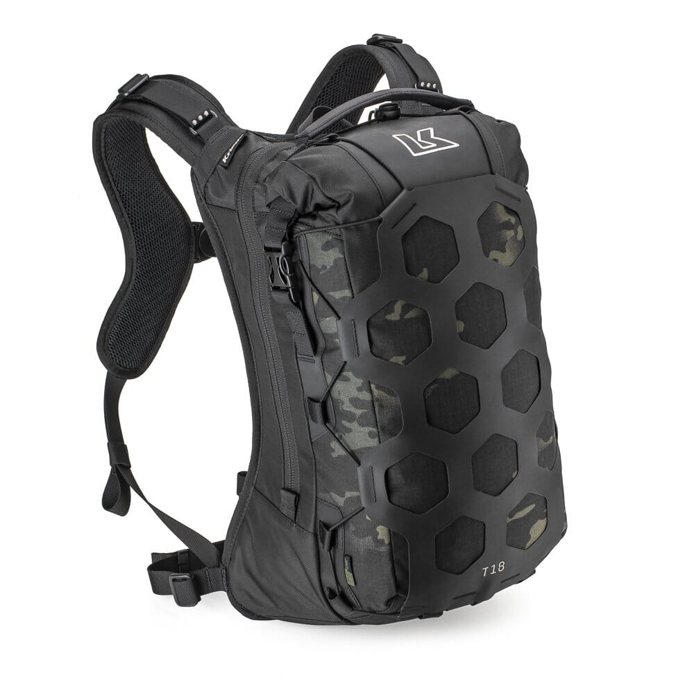 KRIEGA BACKPACK - TRAIL 18, MULTICAM BLACK