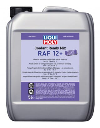 LIQUI MOLY FROSTVÆSKE, READY MIX RAF 12 +, RØD, 20L