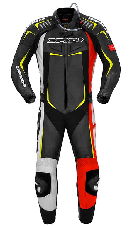 SPIDI TRACK WIND PRO SUIT RED/YELLOW FLUORESCENT